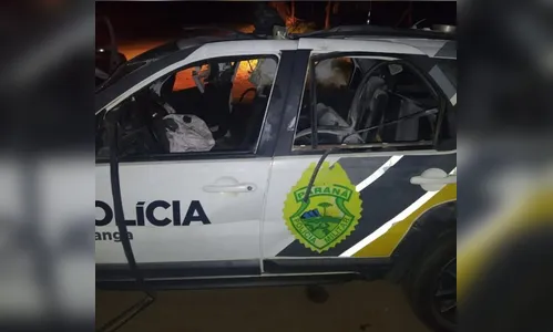 Viatura da PM explode e deixa policiais gravemente feridos no Paraná
