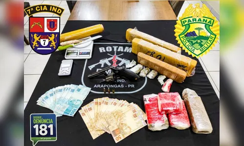 Traficante é preso em Arapongas e confessa que escondeu arma na cama da mãe