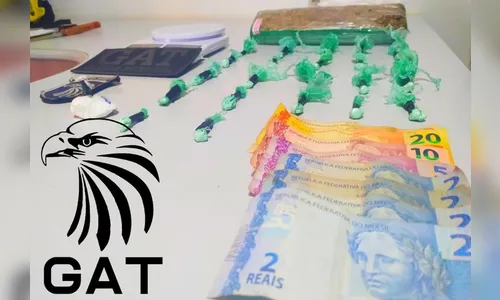 GM apreende maconha, cocaína e prende um homem