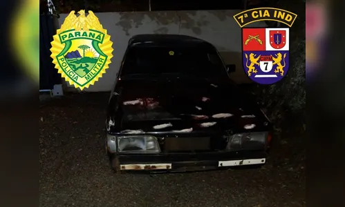 PM recupera carro furtado com placas adulteradas