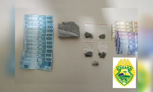 PM apreende mais de mil reais que seria da venda de drogas