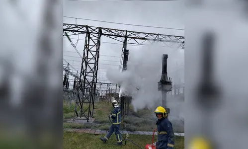 Incêndio deixa metade de Maringá sem energia elétrica
