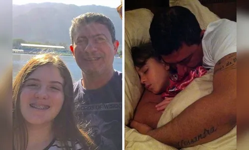 Alissa Veiga completou 15 anos no dia em que Tom Veiga faleceu