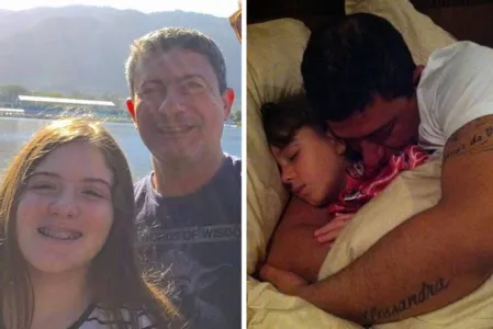 Alissa Veiga completou 15 anos no dia em que Tom Veiga faleceu