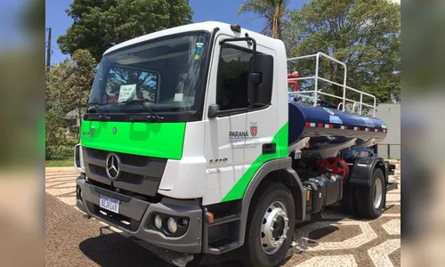 Prefeitura da Jandaia do Sul recebe caminhão-pipa