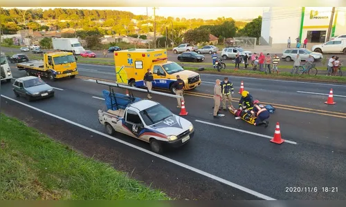 Três pessoas ficam feridas após atropelamento na BR 369; assista