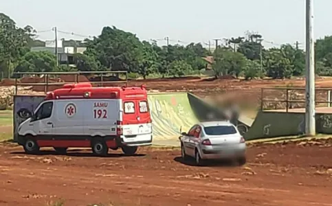 A pista de Skate localizada na Rua Minas Gerais, no Jardim Porto Alegre, em Toledo.