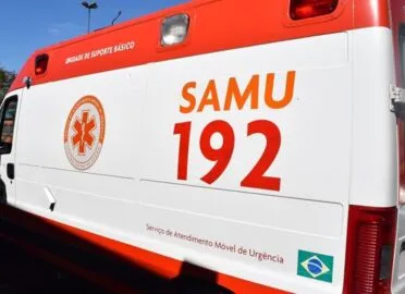 Samu atende capotamento entre Faxinal e Mauá da Serra