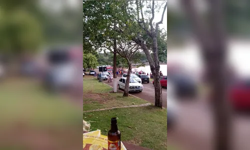 Bombeiros encontram corpo de homem que se afogou no Parque da Raposa; vídeo