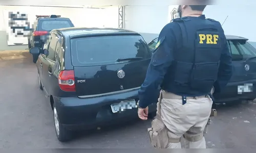 PRF recupera em São Paulo carro furtado no Paraná
