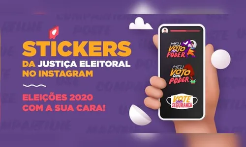 Instagram lança pacote de stickers com temática ligada às Eleições