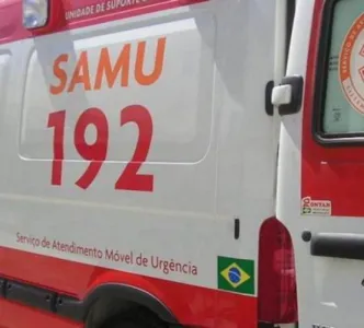 Samu atende vítima de facada na Avenida Itararé