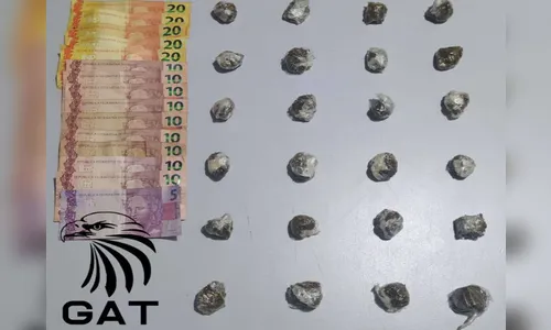 Após denúncia, adolescente é apreendido com maconha e dinheiro