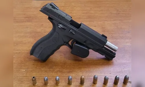 Homem é detido com pistola carregada em local de votação