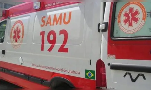Samu atende atropelamento na manhã desta segunda