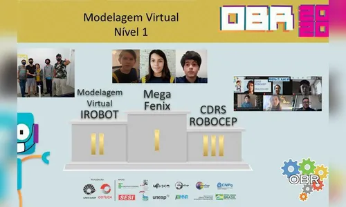 Paranaenses conquistam terceiro lugar na Olimpíada de Robótica