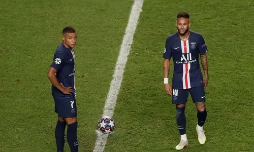 Desfalcado, PSG conta com gols de Neymar e Mbappe na Liga dos Campeões