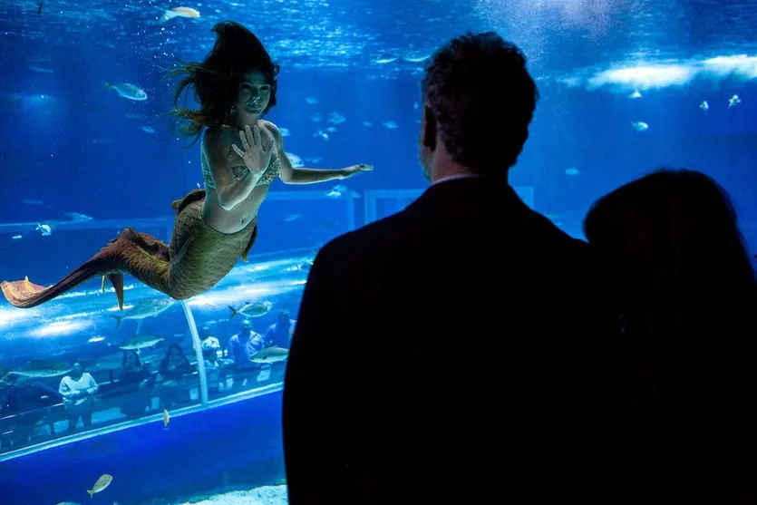 A Força do Querer: Eugênio flagra Ritinha nadando em aquário
