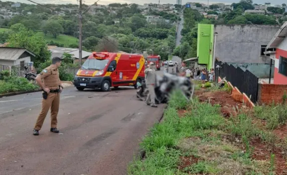 Acidente no perímetro urbano de Ivaiporã mata casal e criança