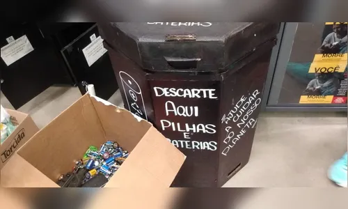 Arapongas recolhe 300 kg de pilhas em eco pontos