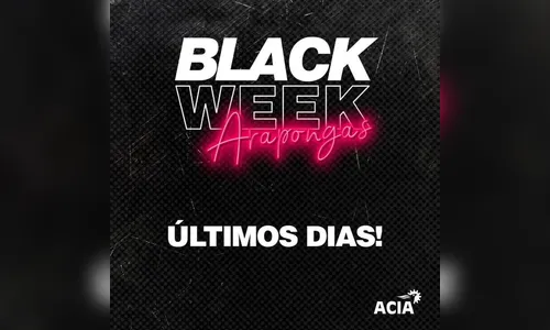 Black Week: Comércio atende em horário estendido na sexta (27)