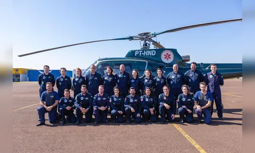 Serviço aeromédico de Maringá completa quatro anos