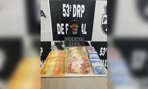 Polícia de Faxinal prende homem suspeito de usar comércio como ponto de tráfico