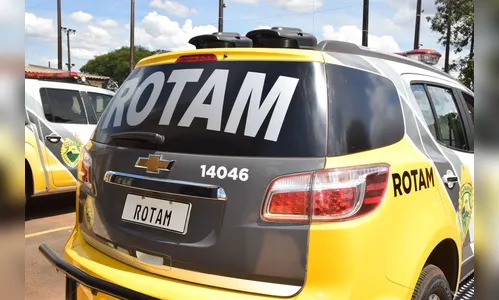 ROTAM prende suspeito de tráfico na Av.Maranhão, em Ivaiporã