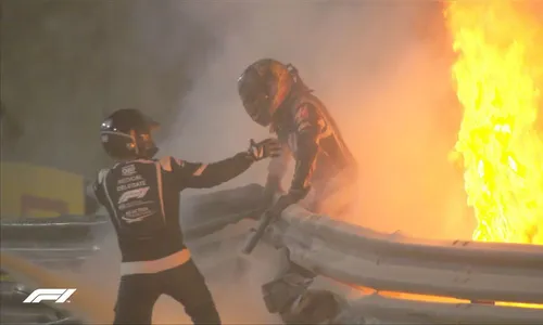 Acidente assustador interrompe GP do Barein de Fórmula 1