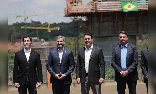 Ponte da Integração Brasil-Paraguai atinge 45% de execução