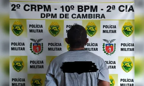 Homem é preso pela PM após furtar loja na região central de Cambira