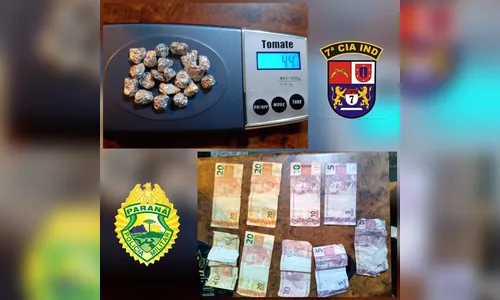 Quatro pessoas são encaminhadas para a delegacia com crack e dinheiro