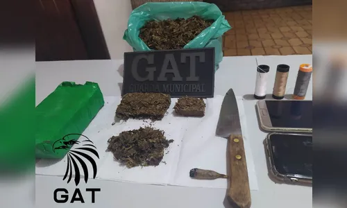 GM encontra maconha escondida dentro de colchão