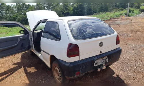 PRF encontra veículo que havia sido roubado em Apucarana