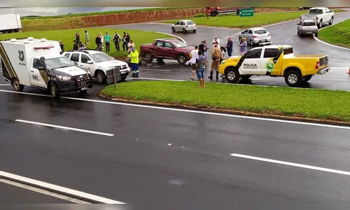 Motociclista morre em acidente na PR 444 neste domingo