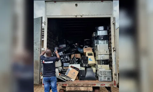 Último bota-fora do ano recolhe 7.550 kg de lixo eletrônico