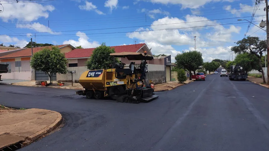 Foram executados recape em 4.4 mil metros quadrados no perímetro urbano