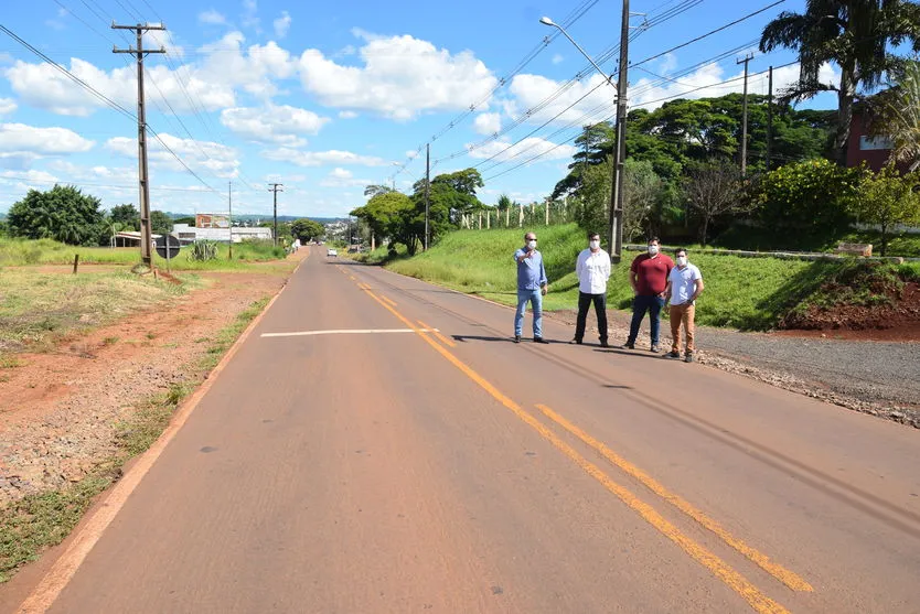 Eles conversaram sobre da duplicação  do acesso secundário e trevo do Ouro Verde.