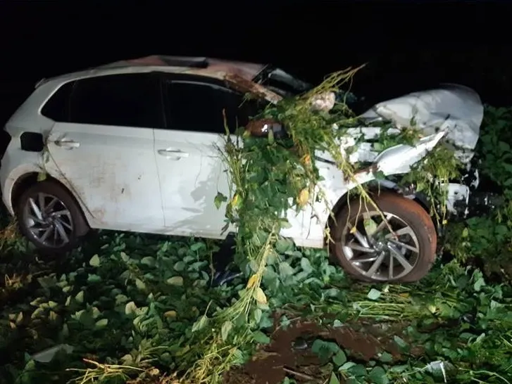 Motociclista morre em acidente na PR-090 após ser atingido por carro