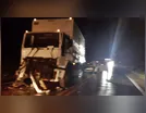 Tripla colisão deixa ferido na Rodovia PR 466