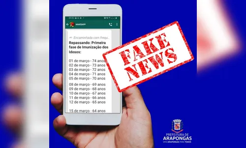 Arapongas alerta para “fake news” sobre calendário de imunização