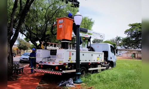 Arapongas realiza melhorias na Praça Dr. Ciro Bolivar