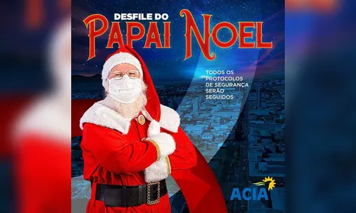 Arapongas terá desfile com Papai Noel nesta quinta-feira