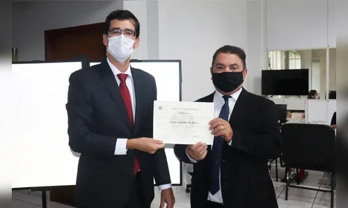 Justiça Eleitoral diploma Sérgio Onofre, vice Jair e vereadores