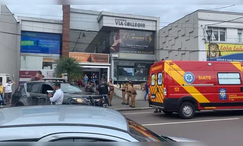 Assalto em shopping termina em confronto com um morto em Curitiba