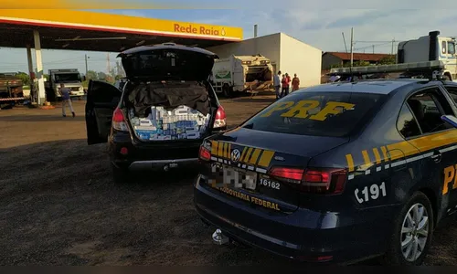 PRF apreende veículo carregado com cigarros contrabandeados do Paraguai; Vídeo