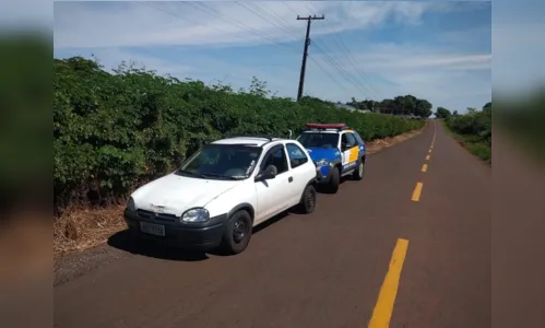 Guarda Municipal recupera veículo roubado em estado de abandono