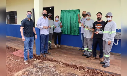 Prefeitura inaugura refeitório do Centro de Reciclagem de Ivaiporã