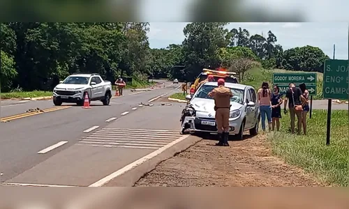Acidente deixa pessoas feridas na tarde deste sábado
