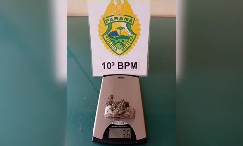 Polícia Militar apreende maconha com homem de 19 anos